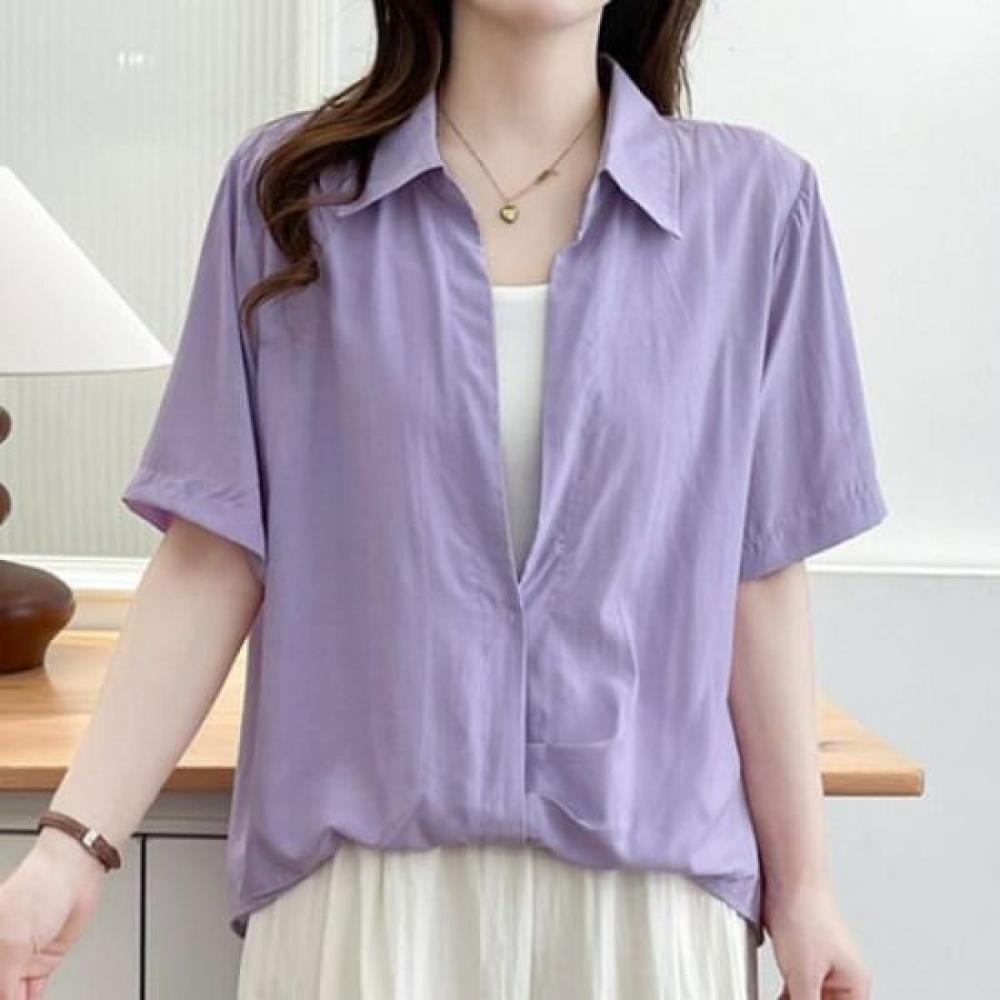 Navava Casual Two In One Collar ShorT Sleeve T shirT nT2812