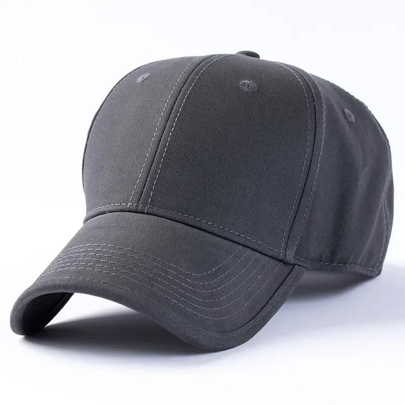 Casquettes de Baseball Grande Taille à Grande Tête pour Hommes Femmes Chapeau de Soleil Décontracté d'Extérieur Gorras Homme Couleur Unie Casquette Papa 60 63cm Grande Taille
