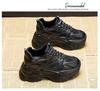 Inner height increase 8 leather little white shoes women, spring and summer new versatile thick-soled muffin casual shoes spring