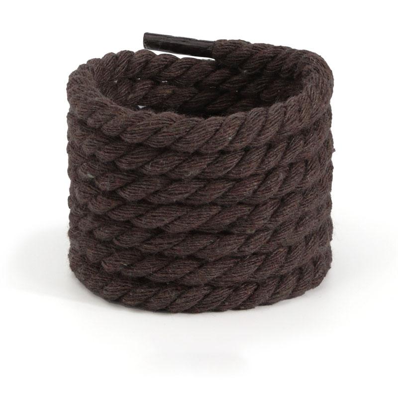 8MM Durable Cotton Shoelaces Replacement Laces for Shoes Round Thick Hemp Rope Shoe Laces Width 8MM Length 120CM Unisex