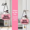 Holiday Wall Plaque for Home Halloween Cute Witch Hat Ghost Door Sign Wooden Hanging Decoration Decor Doorbell Pendants Indoor Outdoor Fireplace