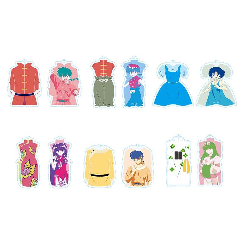 Overglad Ranma 1/2 Costume Charm Trading Box of 6 (RMM-001)