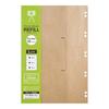 Pocket Replacement Pages, 10-hole Binder Type, L-size, 3-tier Pockets, Craft Paper [Toys & Hobbies]