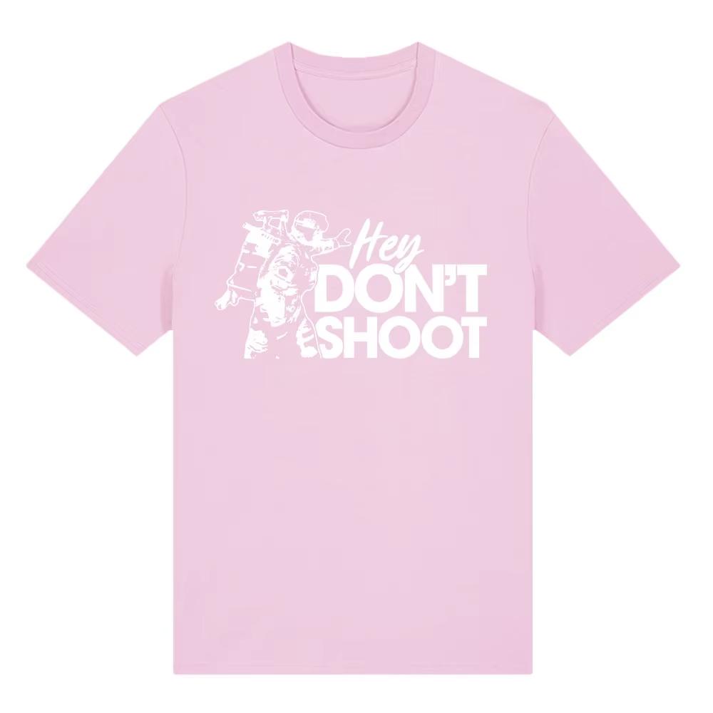 Don Shoot Game Arc Raiders T-Shirt Unisex Streetstyle Hip-Hop Reine Baumwolle Kurzarm Herren Hochwertige Streetwear T-Shirt