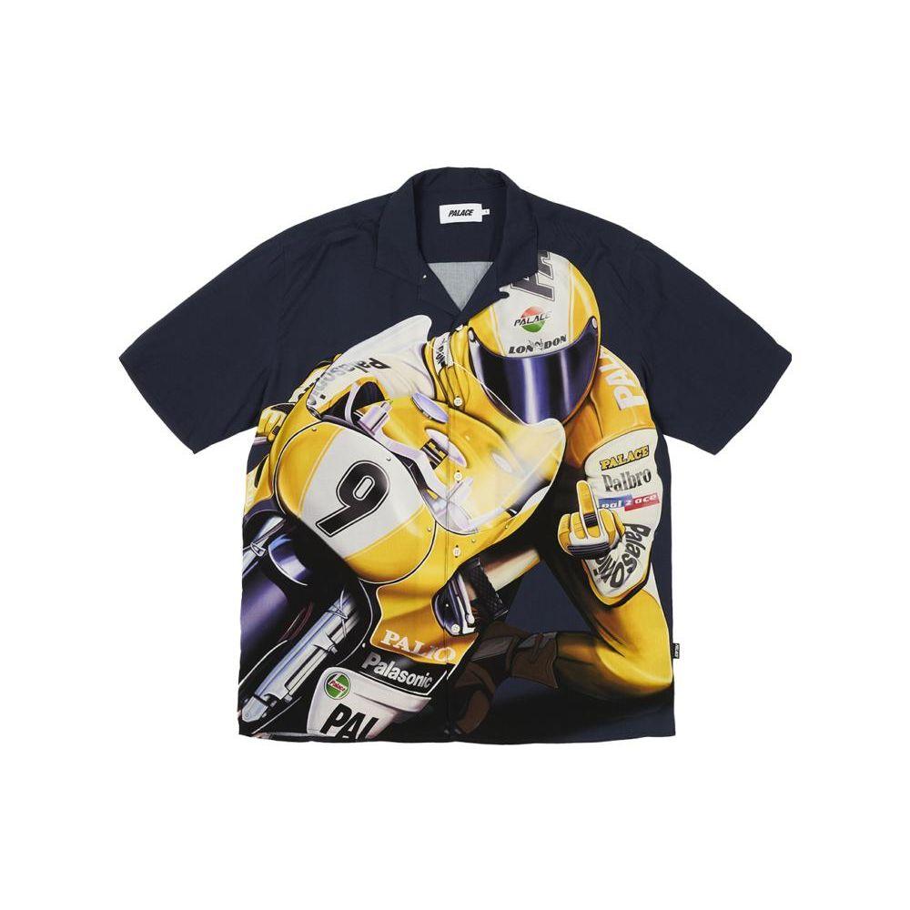 

Palace Skrrt Рубашка Темно-синие Топы унисекс Синий P25SHT029 S