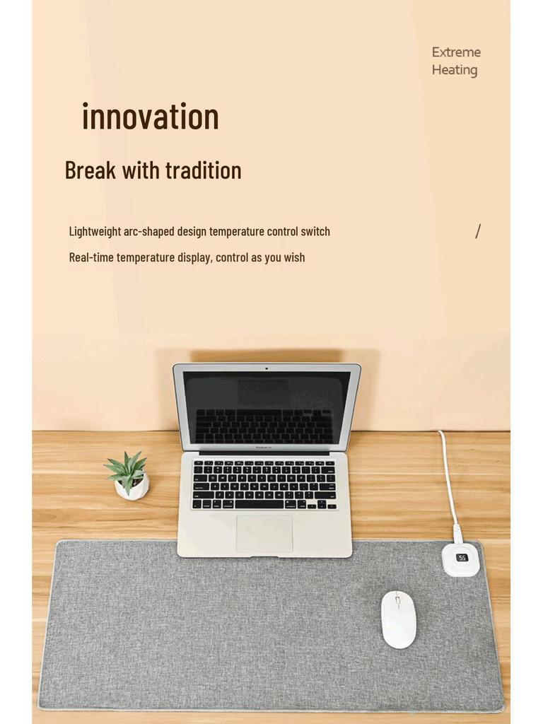 Ofis, Masaüstü ve Ödev Kullanımı İçin Kışlık Isıtmalı Fare Altlığı - Erkekler, Kadınlar ve Çocuklar İçin Mükemmel