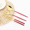 12-16Pcs Chopsticks Knife Fork Spoon Cutlery Set Green Gold Dinnerware Set Luxury Stainless Steel Flatware Korean Tableware Set