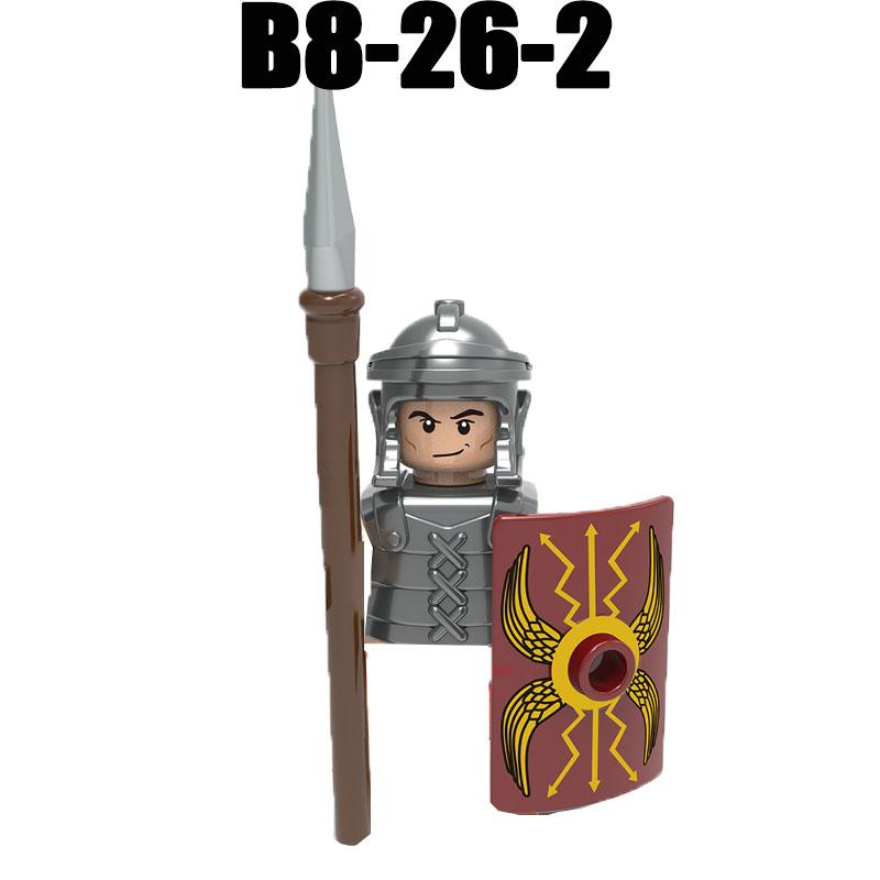 

MOC Средневековый Замок Рыцари Римские Солдаты Строительные Блоки Военные Древний Египет Фигурки Мумий Воин Стражник Оружие Кирпичики Игрушки