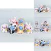 Stitch And Angel Rabbit Panda Tiger Cat Koala Pig Animal Series Model For Kids And Fans