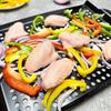 Non-Stick Coated Metal BBQ Pan Heat Resistant Roasting Fish Plate Grill Basket  Home Cooking