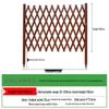 Retractable Anti-Corrosion Wooden Fence for Garden, Balcony, and Outdoor Spaces.