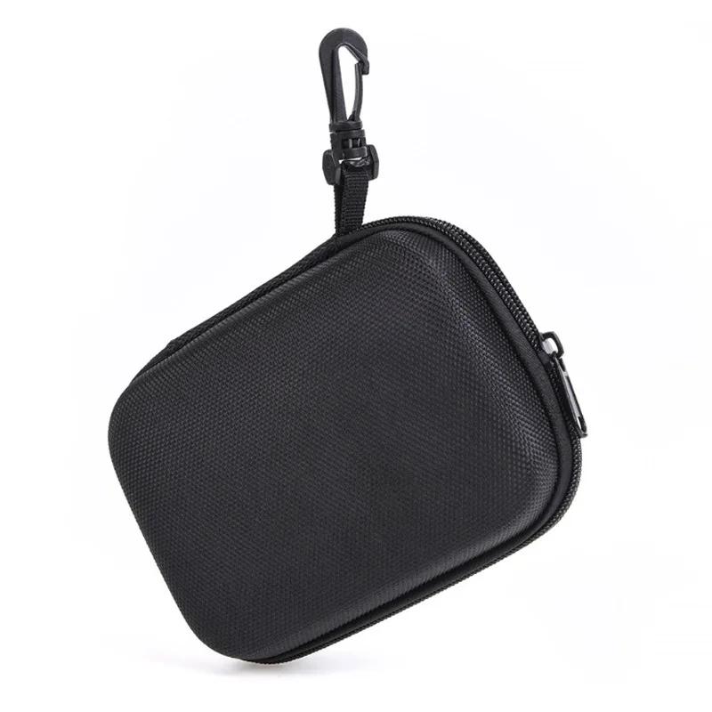 Portabale Fly Fishing Lure Spinner Spoon Bait Black Storage Box Professional 16 Slots Hard EVA Storage Case Container Bag