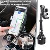 Suport de Telefon Mobil cu Înălțime Ajustabilă, Suport Cradle Universal pentru Montare în Suportul de Pahar Auto