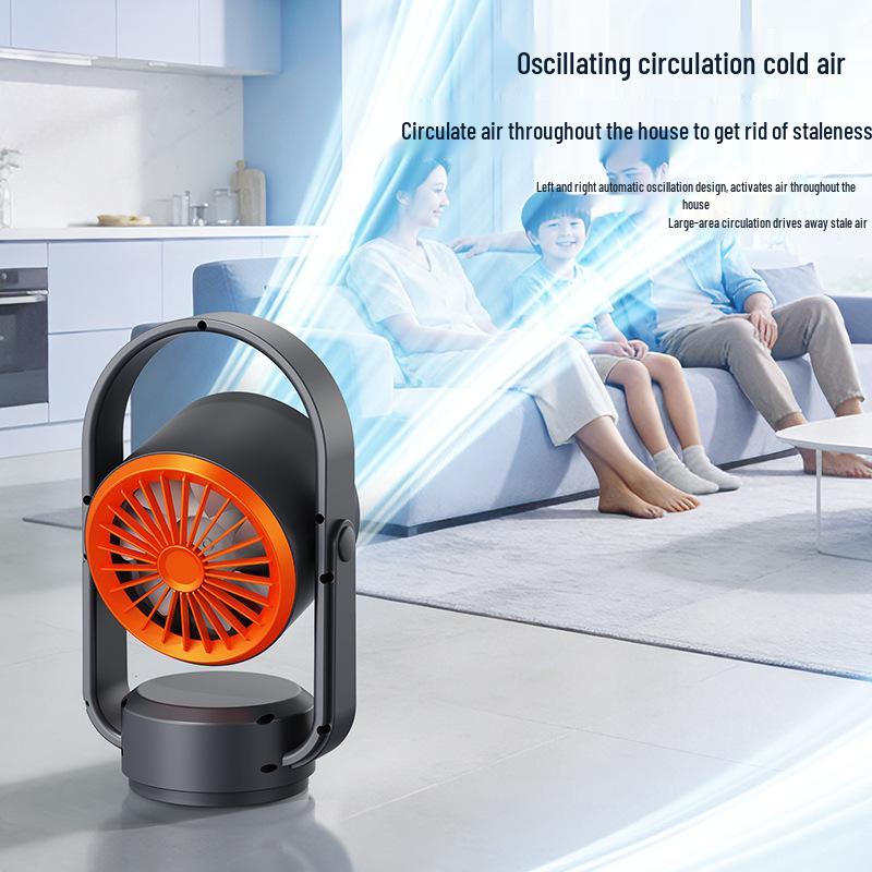 2026 Wiederaufladbarer Mini-Schreibtischventilator - Tragbar, Langlebig, USB-betrieben