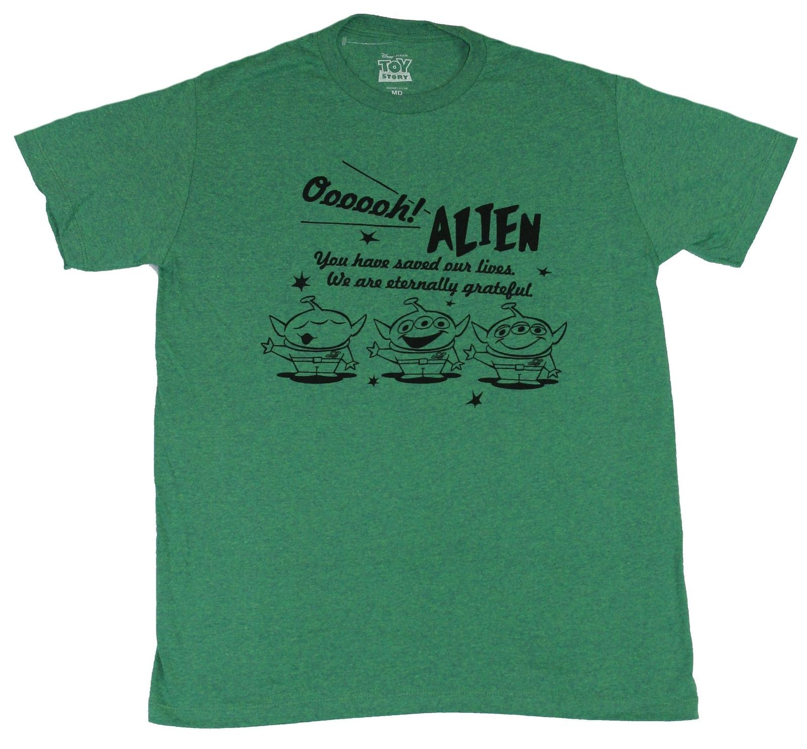 Toy Story Adult New T-Shirt - Ooooh Alien You Have Saved Our Lives 3 Alien Pic XL
