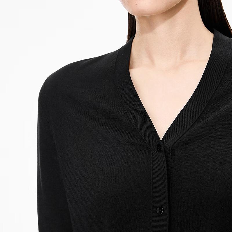JNBY 25 Autumn Slim-Fit Short-Sleeve Knit Cardigan