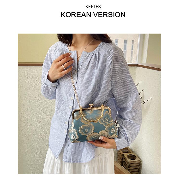 2026 Hochwertige Mode-Schultertasche mit Perlenkette für Qipao- und Hanfu-Stile
