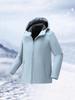Men's 75D Unisex Fleece Softshell Hooded Mountaineering Jacket