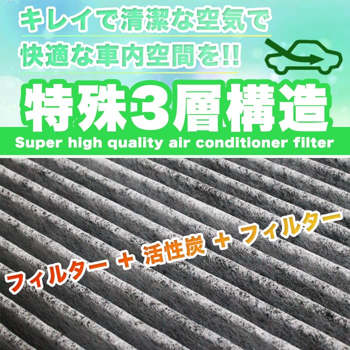 Air Conditioner Filter 3 Layer Air-23 N-BOX Custom JF3 JF4