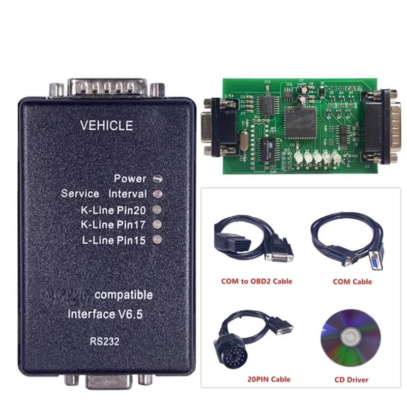 Carsoft 6.5 Programming Coding Interfaces Tool for E30 E31 E32 E34 E36 E38 E39 E60 E65 E46 E530, OBD2 Diagnostic Scanner