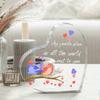 2D flaches Acryl-Schreibtischornament zum Valentinstag, Vogeldekoration, Acryl-Dekoration für Zuhause Schreibtisch Wohnzimmer, Klassischer Stil Heimdekoration für Wohnzimmer