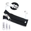 197pcs Zipper Repair Kit Zipper Replacement Puller For Clothing Tent Install Pliers Tool Stop Extension Luggage Clothing