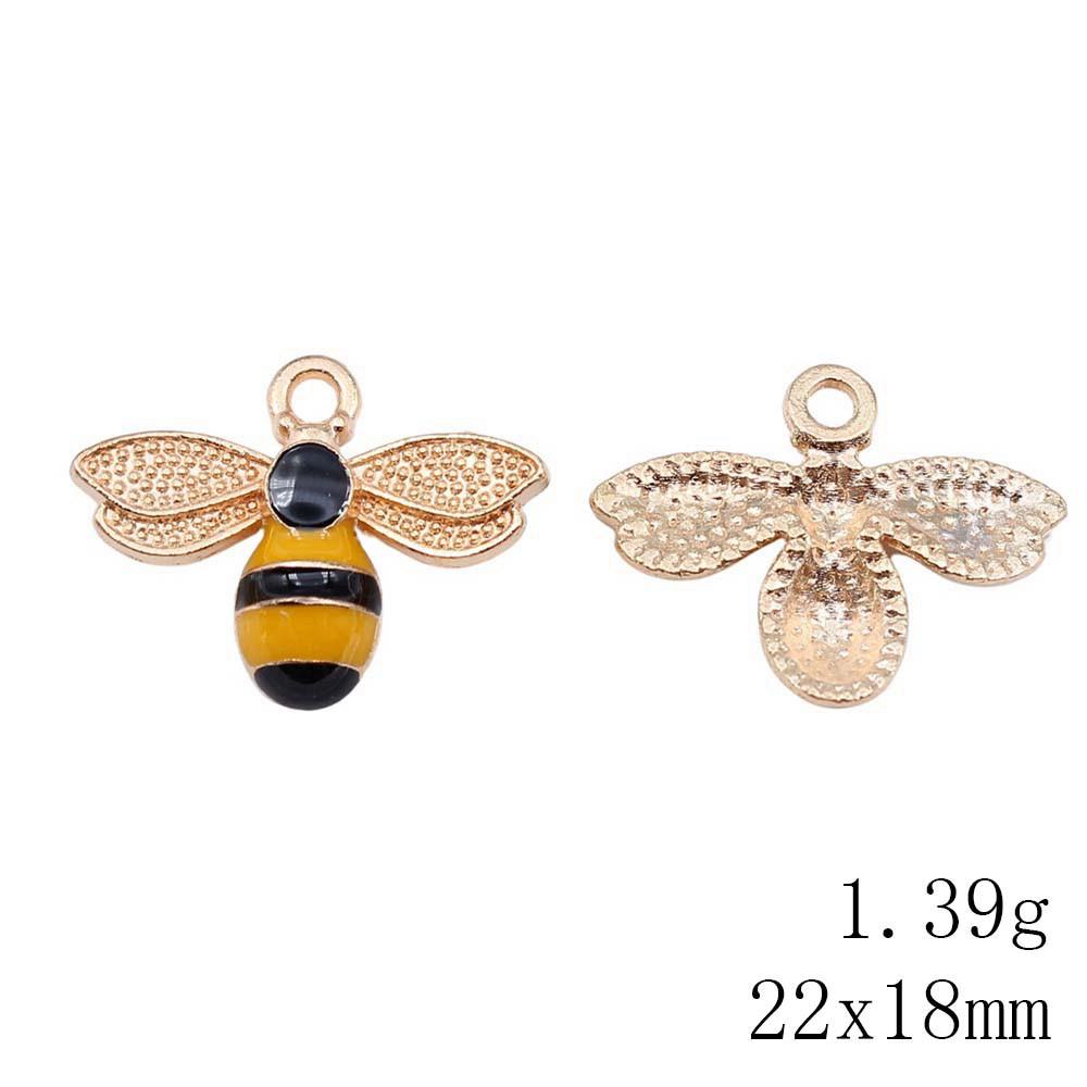 Wedding Anniversary Bracelet Charms Butterfly Bee Enamel Charms Pendant Audience Bracelet Pendants