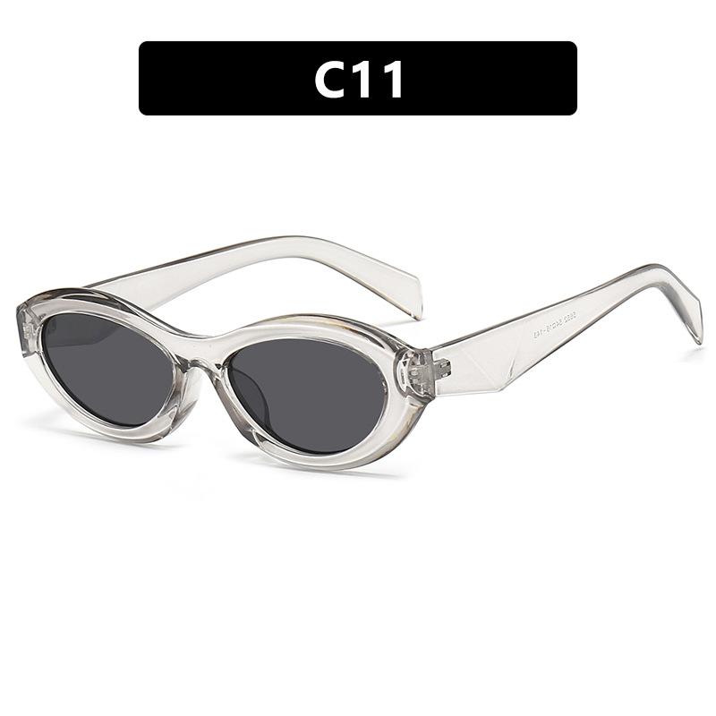 Small Frame Cat Eye Sunglasses Simple Fashion Sunglasses Trendy Concave Sunglasses