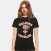 Ballerina Cappuccina T-Shirt, Men's and Women's Sizes Tee (MMZ-131336)