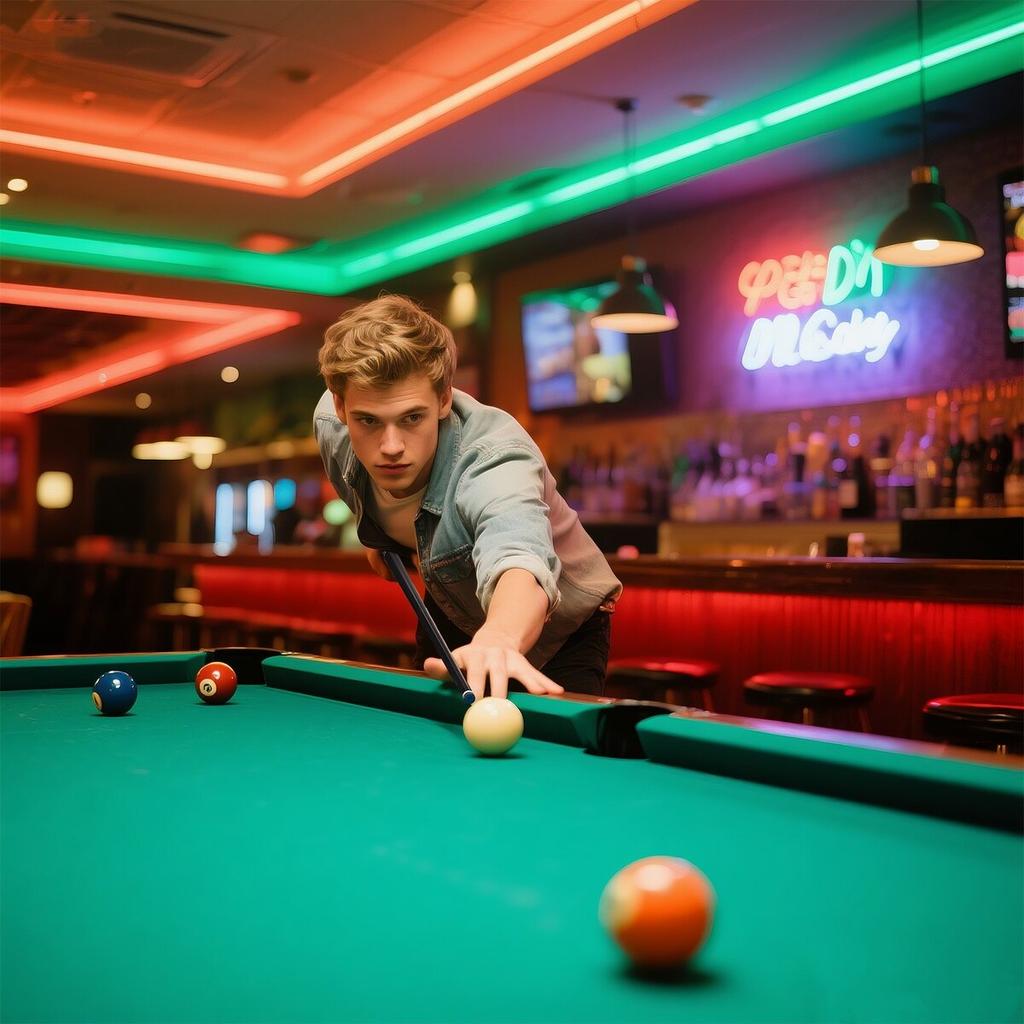 Pool Cue, 1 Piece Jump Break Cue, 1473.2mm & 554g Break Cues Pool Stick, Breaks Stick with Carbon Fiber Shaft & Maple Cues Butt, Heavy Hitter Breaks