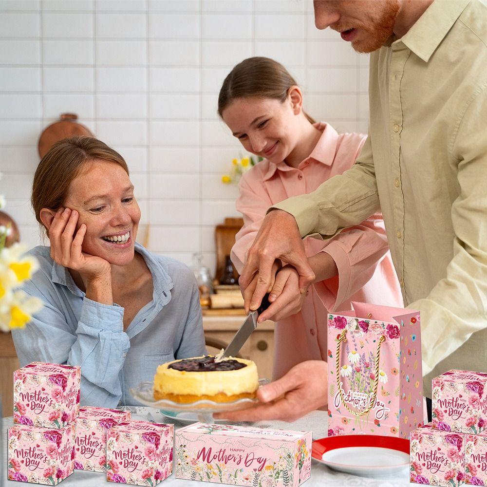 

Romantic Gift Bounce Box Pink Flowers Pumping Money Box Money Pull Box Birthday Party Event 12pcs