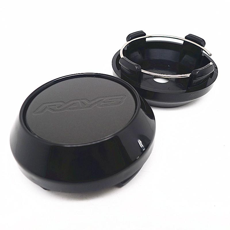 4pcs 64mm 57mm Rays Wheel Center Cap Hub Car Rims Cover Hubcaps Rims Japan Volk Emblem Badge Auto Styling Accessories