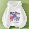 Vestiti da Bambina KPop Demon Hunters Felpa con Cappuccio Moda Bambine Felpa Casual Film Nuovo Bambini K-Pop Demon Hunters Top con Cappuccio