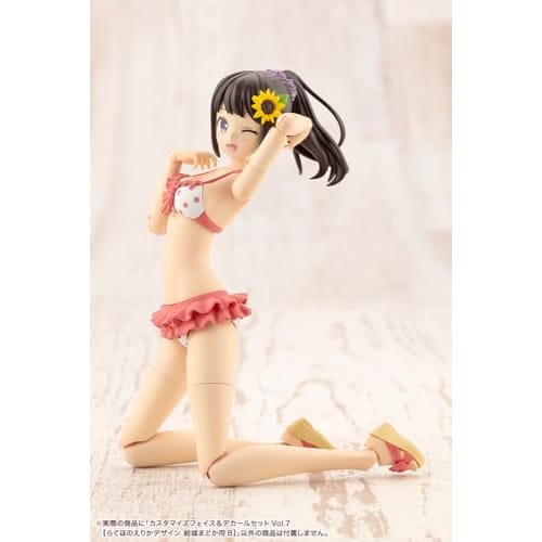 Kotobukiya (KOTOBUKIYA) Sousai Shojo Teien Customized Face & Decal Set Vol. 7 [Raghono Erika Design for Madoka Yuki B] Approximately 18mm Tall 1/10 Sc