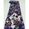 2yard luxury Gauze Fabric Exquisite colored bead sequin embroidery tela Fashion Design Wedding Dress diy sewing fabric