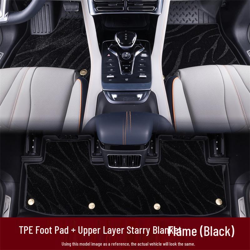 Eco-Friendly TPE Car Floor Mats - Thick, Wear-Resistant Interior Accessories