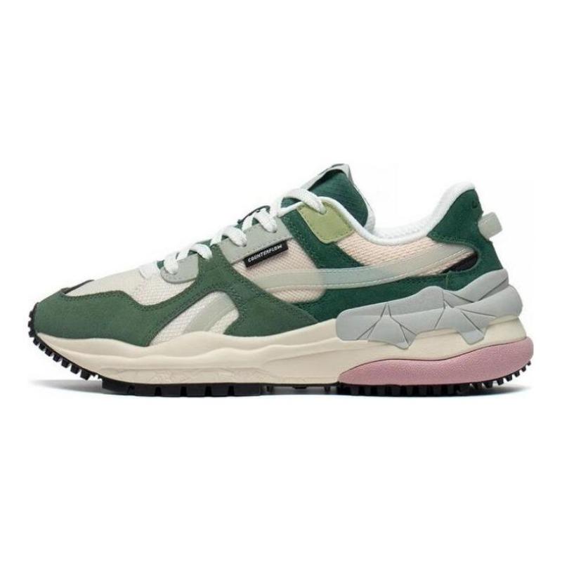 LiNing CF Su Origin women low-top sports casual shoes white green wear-resistant breathable AGCT172-4 40