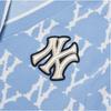 New MLB Old Flower Knitwear Unisex Light Blue 3AKCM0121-50BLL