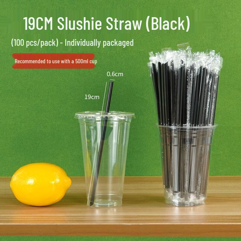 ZISIZ 1000-Piece Disposable Straws
