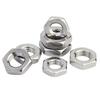 304 Stainless Steel Fine Thread Thin Hex Nut (M4-M33)