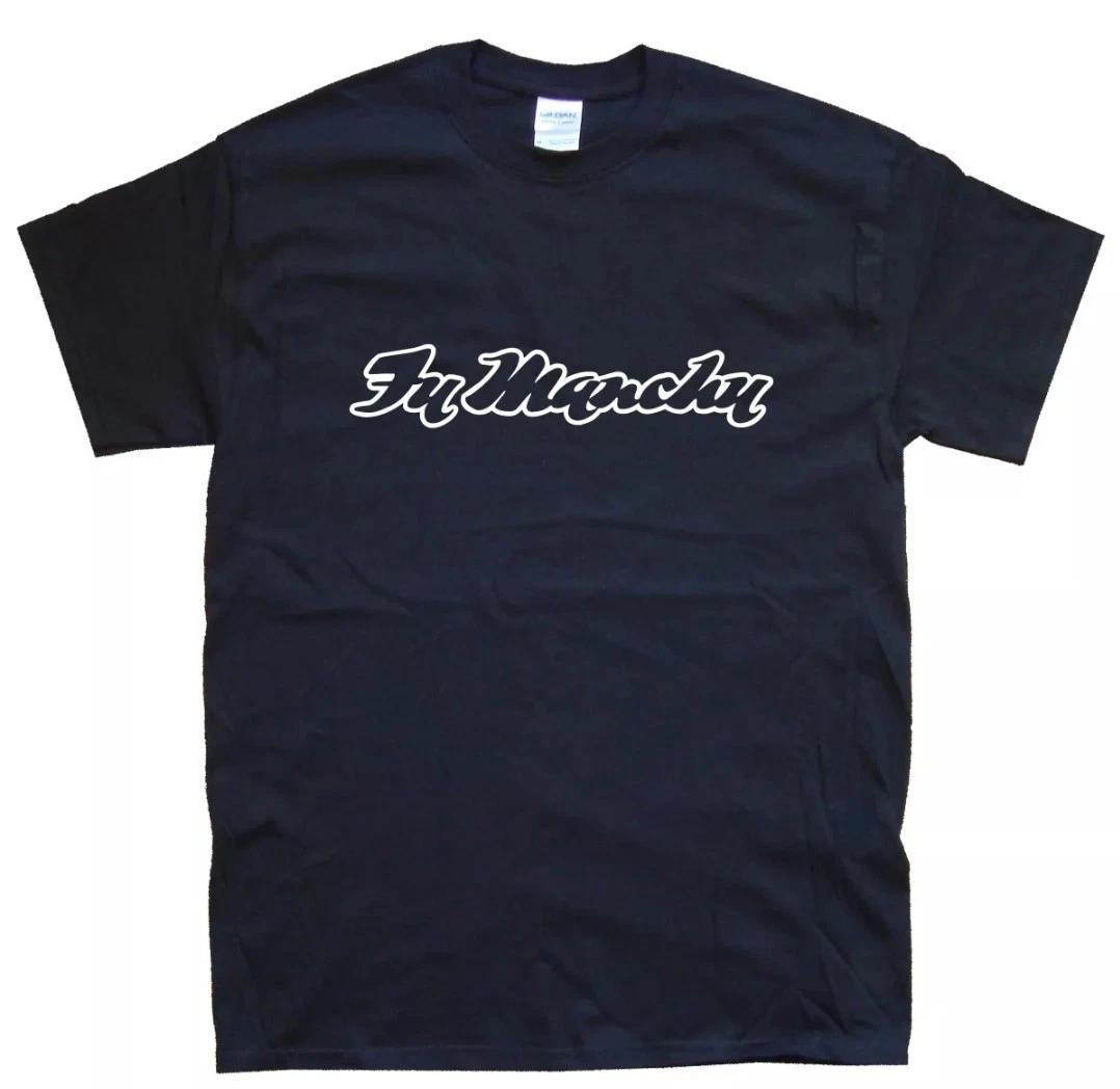 FU MANCHU T-SHIRT sizes S M L XL XXL colours Black, White XL