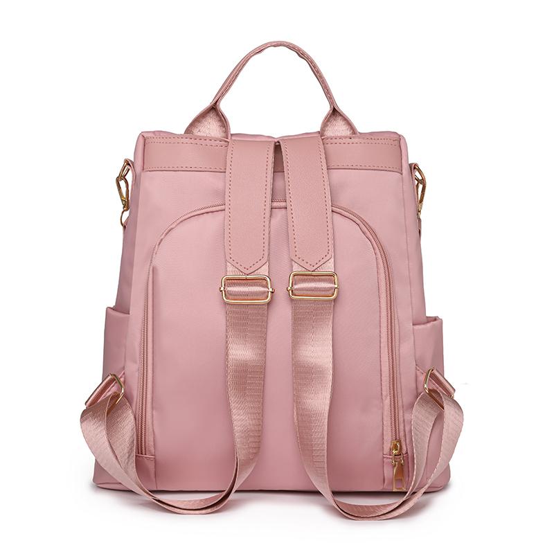 Embroidery Designer Women Backpack - Waterproof Oxford Anti-theft School Bag with Large Capacity