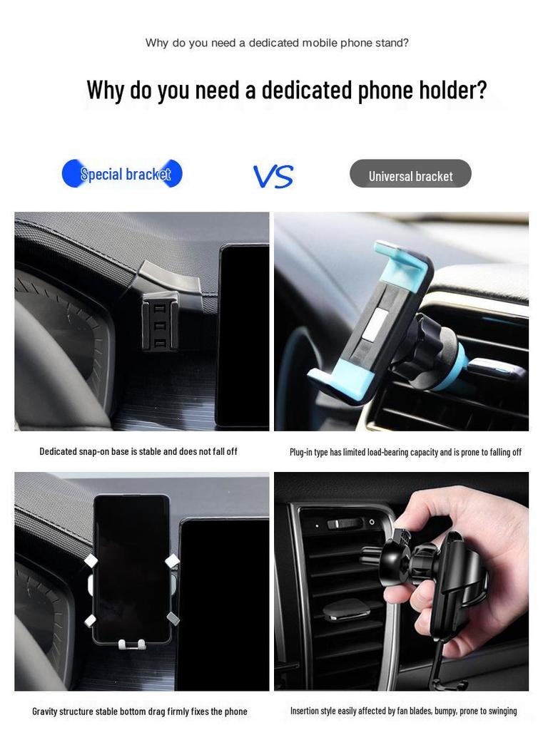 Wuling Xingchen 21 Car Phone Holder with Wireless Charging & Navigation