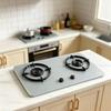 Miniature Gas Stove Model Dollhouse Kitchen Scene Decoration Dollhouse Sand Table Photo Props Pretend Play Toys