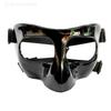 Adjustable Nose Protective Shield Black/Clear Nose Protector Basketball Face Mask  Game Collision
