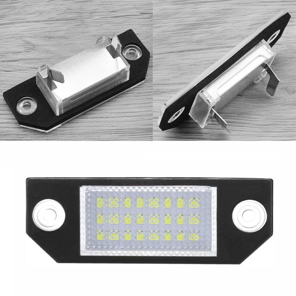 1 Pair LED License Plate Lamp For Ford Mondeo III