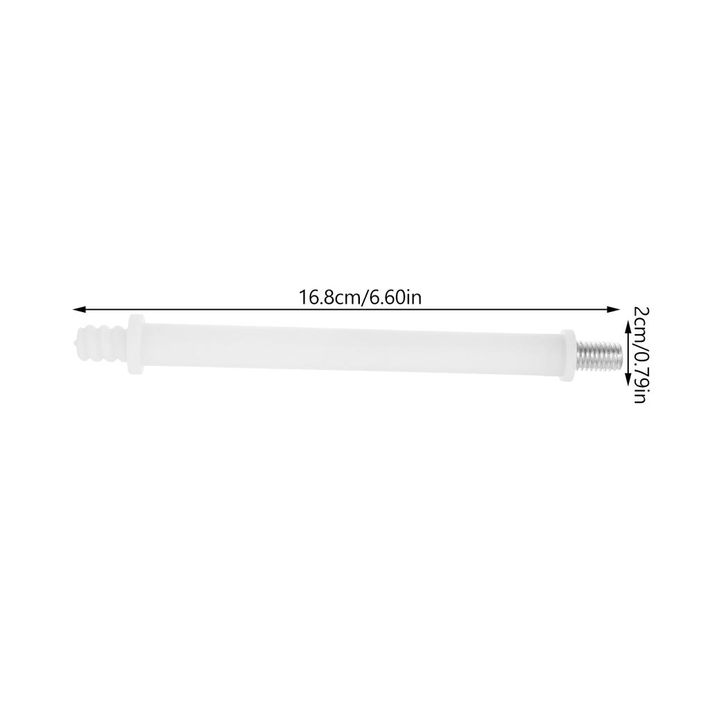 2 conectores de poste mango de repuesto resistente para herramienta de limpieza ligera de baño conector para poste de cepillo de inodoro inodoro