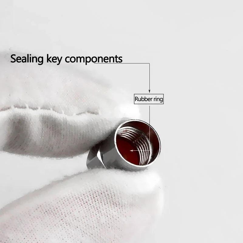 WXUKM1 C200 E200 New 2025 For Mercedes Benz 4Pcs Car 3D Logo Tire Valve Caps Emblem Cap Case For Mercedes Benz AMG Smart W205 C300 W203