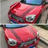 Car Hood Bonnet Sticker For Mini Cooper S JCW R55 R56 R60 F54 F55 F56 F60 Countryman Splash Decor Decal Auto Tuning Accessories