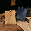 Leather Key Cover Layer, Cowhide Large Capacity Key Bag, Multifunctional Car Key Storage Bag, Portable Wallet